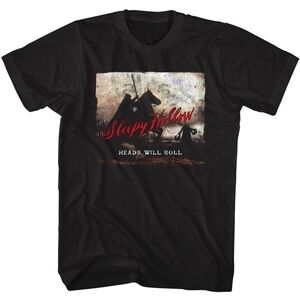 Sleepy Hollow Heads Will Roll Black Classic Tshirt